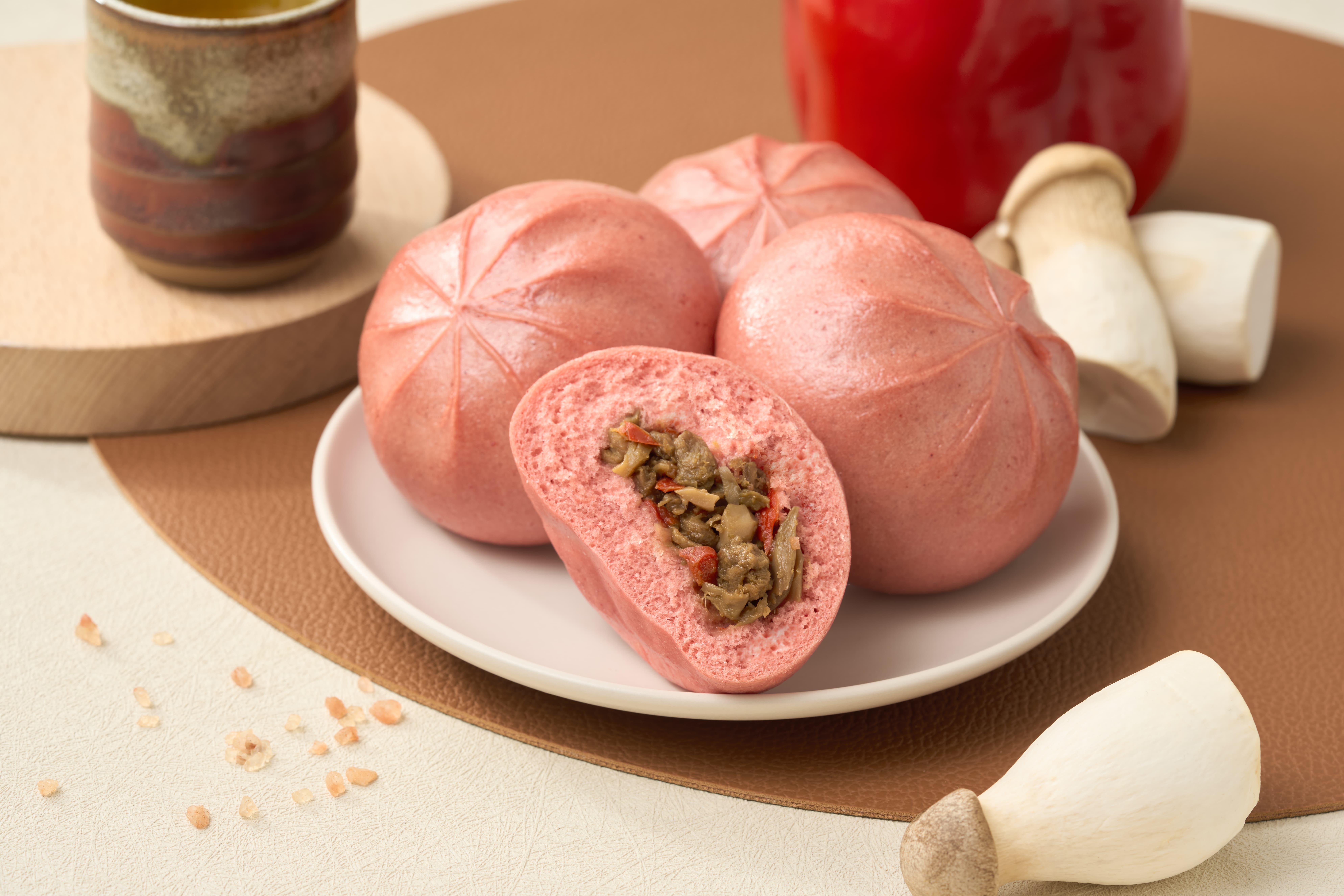三杯素肉包